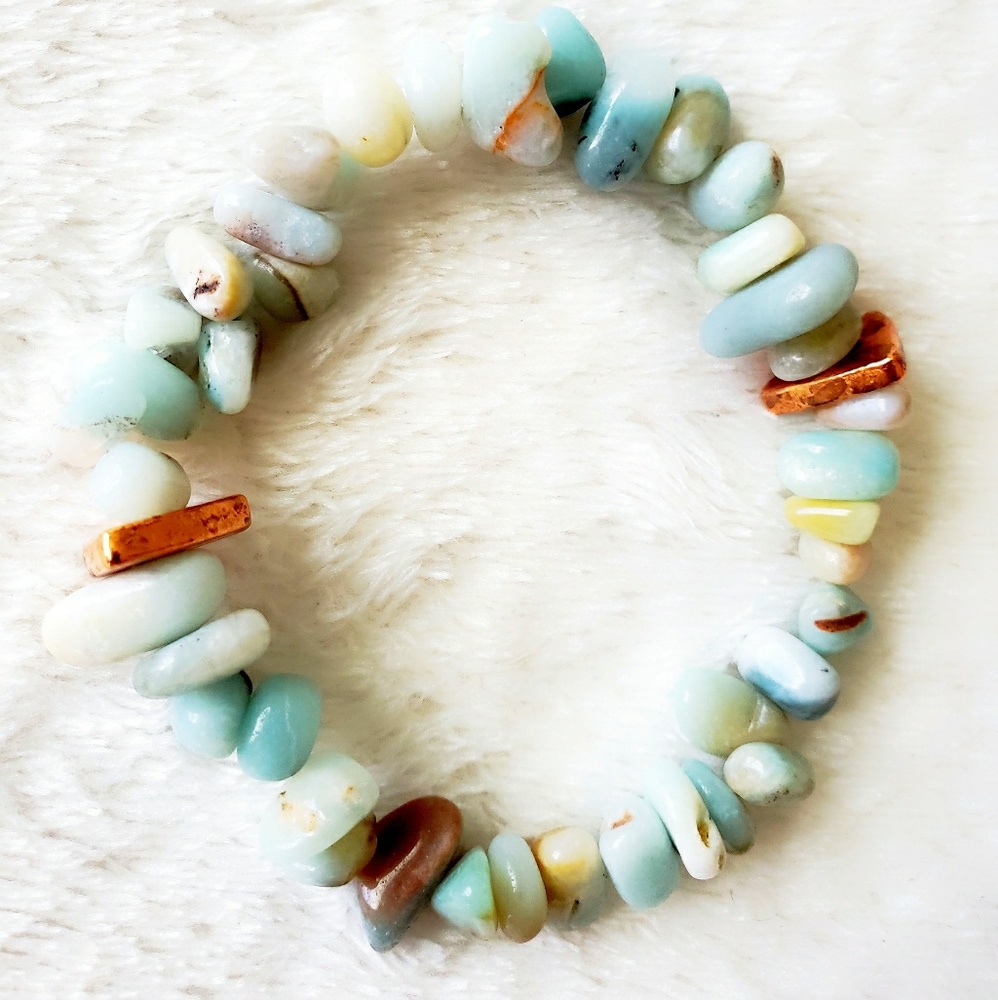 Crystal Healing Bracelet: Amazonite